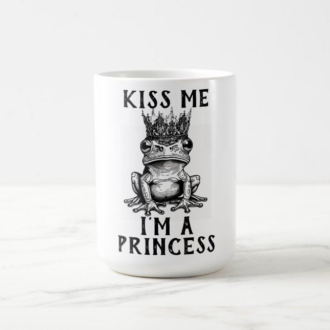 Kiss Me I'm A Princess Coffee Mug (Center)