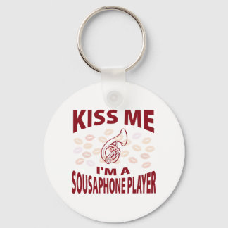Kiss Me I'm A Sousaphone Player Key Ring