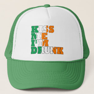 Kiss Me I'm Drunk Trucker Hat