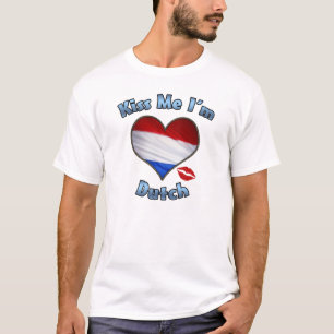 Kiss Me I'm Dutch Flag T-Shirt