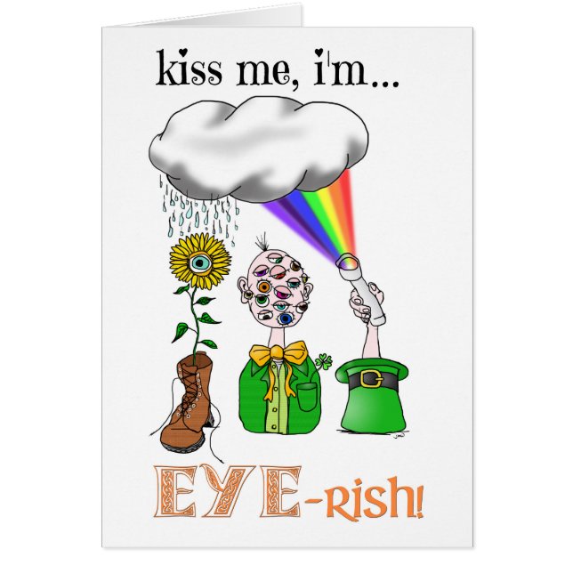 Kiss Me, I'm Eye-rish! (Front)