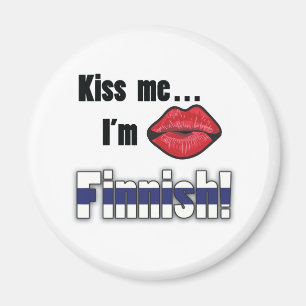 Kiss me I'm Finnish Magnet