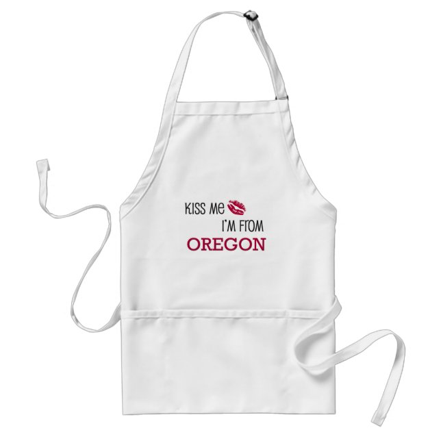 Kiss Me I'm From OREGON Standard Apron (Front)