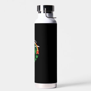 Kiss Me I'm Grateful Leprechauns Rainbow St Patric Water Bottle