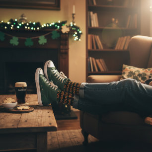 Kiss Me I'm Irish Athletic Crew Socks