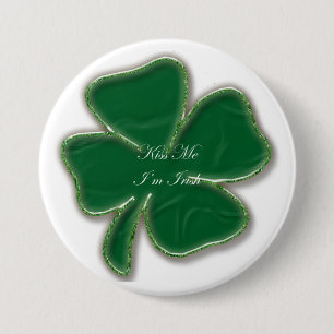 Kiss Me I'm Irish Button