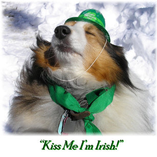 "Kiss Me I'm Irish!" Card