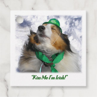 Kiss Me I'm Irish! Favour Tags