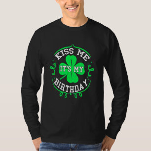 Kiss Me I'm Irish Funny Saint Patrick Day Womens 2 T-Shirt