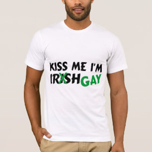 Kiss Me Im Irish Gay T-Shirt
