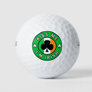 Kiss Me I'm Irish Golf Balls