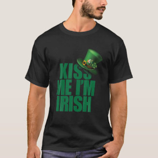 Kiss Me I'm Irish Hat T-Shirt