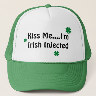 Kiss Me....I'm Irish Injected Trucker Hat