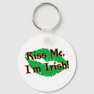Kiss Me I'm Irish Key Ring
