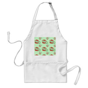 Kiss me I'm Irish Lips (Green) Apron