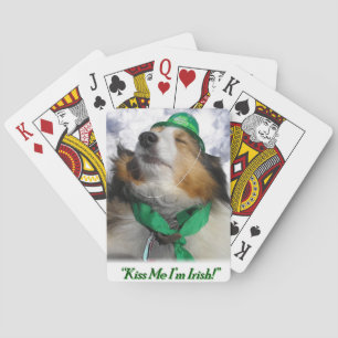 Kiss Me I'm Irish! Playing Cards