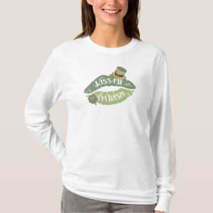 Kiss Me I'm Irish Retro Green Lips St. Patrick’s T-Shirt