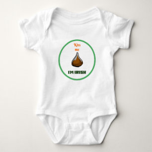 Kiss me, I'm Irish St Patrick's Day Baby Bodysuit