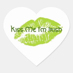Kiss Me I'm Irish Sticker