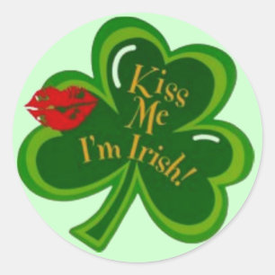 Kiss Me I'm Irish Sticker