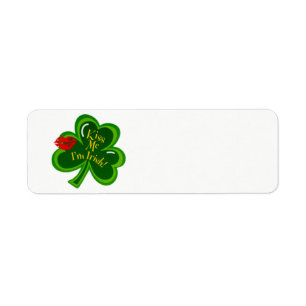 Kiss Me I'm Irish text