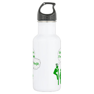 Kiss me I'm, Irish toilet sign 532 Ml Water Bottle