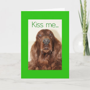 Kiss me, I'm Irish too! Card