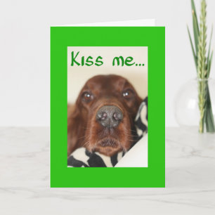 Kiss me, I'm Irish too Card