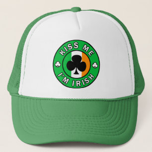 Kiss Me I'm Irish Trucker Hat
