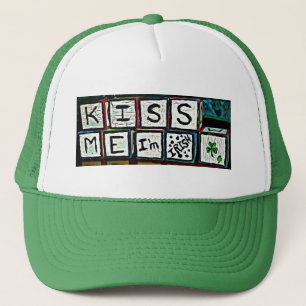 Kiss Me I'm Irish Trucker Hat