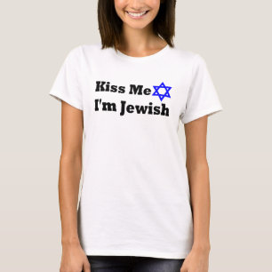 Kiss Me I'm Jewish Women's T-Shirt