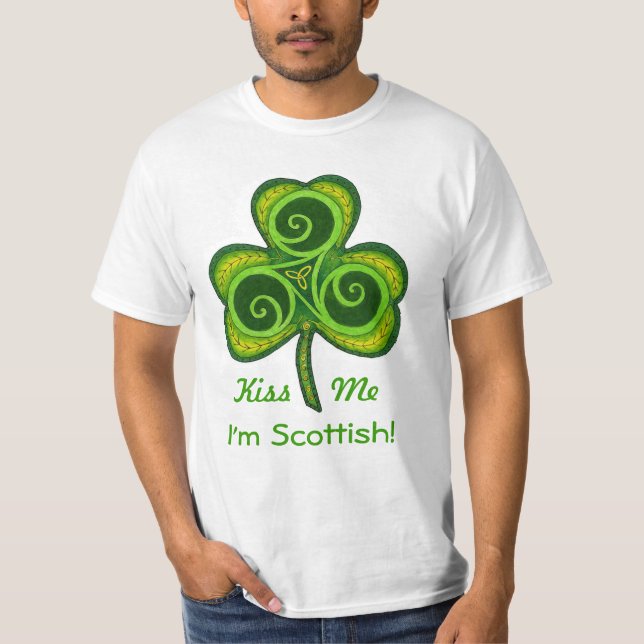 "Kiss Me I'm Scottish!" T-Shirt (Front)