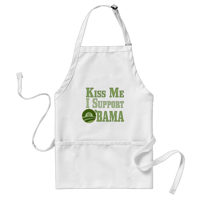 Kiss Me Irish Obama Standard Apron (Front)