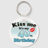 Kiss me it's my 40th Birthday