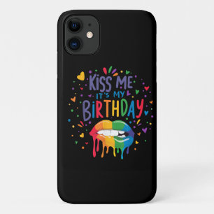Kiss Me It's My Birthday Case-Mate iPhone Case