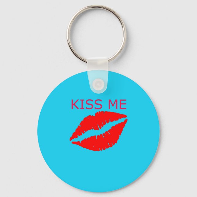 Kiss Me Key Ring (Front)