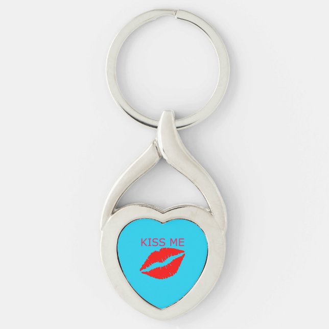 Kiss Me Key Ring (Front)