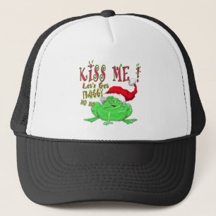 Kiss Me lets get Froggy Trucker Hat