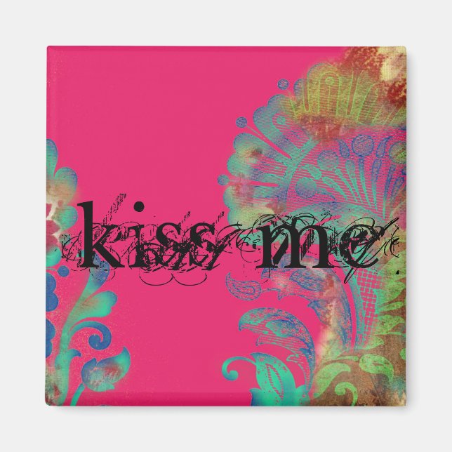 kiss me magnet (Front)