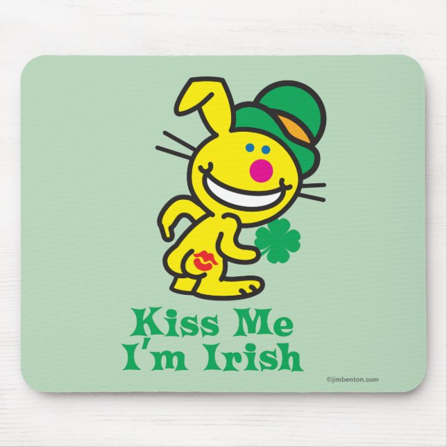 Kiss Me Mouse Pad (Front)