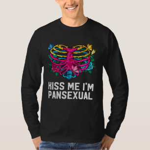 Kiss Me Pansexual LGBTQ Pan Pride Party T-Shirt