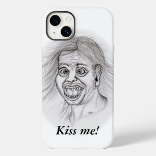 Kiss ME! - Pencil drawing black and white Design Case-Mate iPhone 14 Plus Case