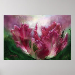 Kiss Me Pink Art Poster/Print Poster