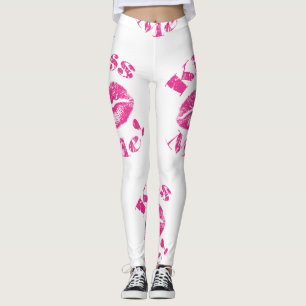 Kiss Me! Pink Lips Leggings