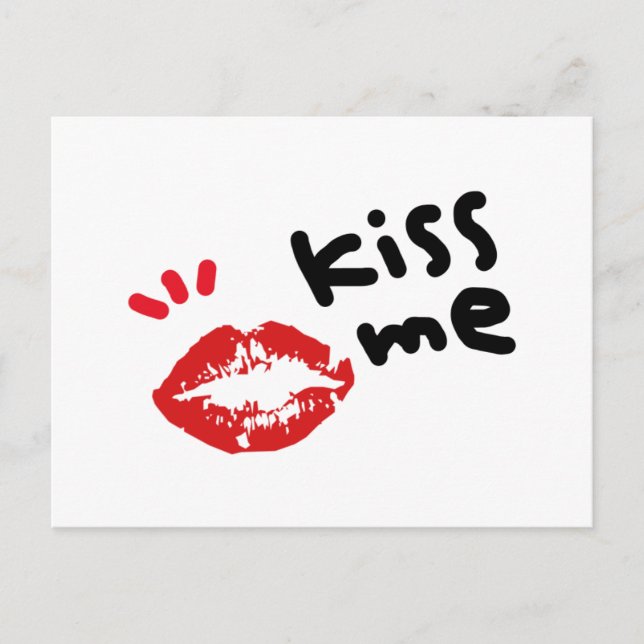 KISS ME POSTCARD (Front)