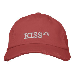 KISS ME retro Hat / Fun Party fashion baseball cap