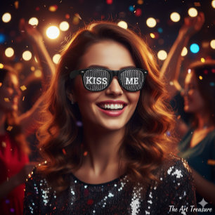 KISS ME retro Shades / Fun Party Sunglasses