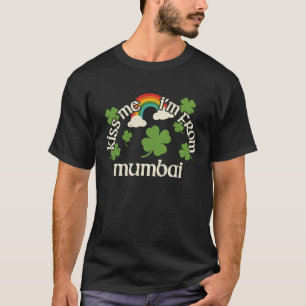Kiss Me Shamrock  City St Patrick's Day Mumbai T-Shirt