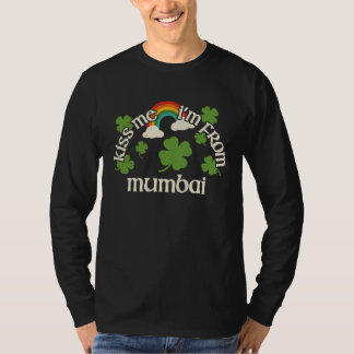Kiss Me Shamrock  City St Patrick's Day Mumbai T-Shirt
