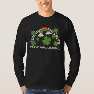 Kiss Me Shamrock  City St Patrick's Day San Juan T-Shirt